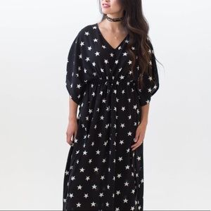 Agnes & Dora black kaftan